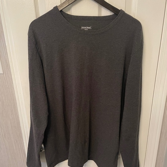 5 for $12. Grey long sleeve tee - Picture 1 of 4